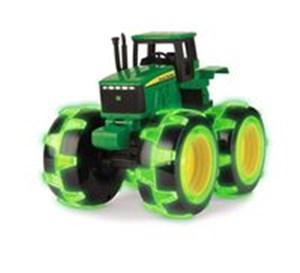 Traktor John Deere Monster świecące koła  