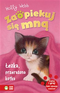 Zaopiekuj się mną Łezka, przerażona kotka Polish bookstore