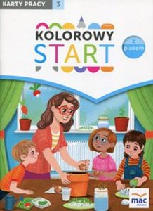 Kolorowy start z plusem Karty pracy 3 Roczne przygotowanie przedszkolne chicago polish bookstore