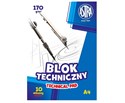 Blok techniczny A4 10 kartek 10 sztuk - 