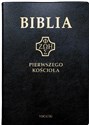 Biblia pierwszego Kościoła złocona czarna  