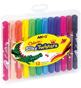 Kredki Silky Twisters 12 sztuk  