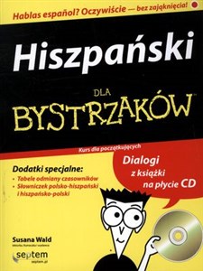 Hiszpański dla bystrzaków z płytą CD kurs dla początkujących Polish bookstore