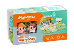 Marioinex Klocki Mini Waffle Kawiarnia 80 elementów  