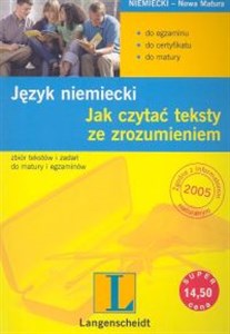 Język niemiecki. Jak czytać teksty ze zrozumieniem  chicago polish bookstore