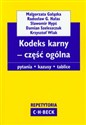 Kodeks karny część ogólna Pytania kazusy tablice Polish Books Canada