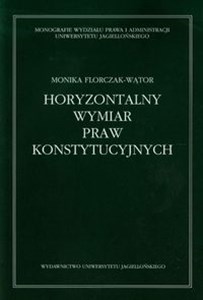 Horyzontalny wymiar praw konstytucyjnych bookstore