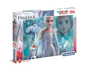 Puzzle 104 Supercolor Disney Frozen II buy polish books in Usa