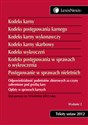 Kodeks karny Kodeks postępowania karnego Kodeks karny wykonawczy Kodeks karny skarbowy Kodeks wykroczeń Kodeks postępowania w sprawach o wykroczenia Postępowanie w sprawach nieletnich  polish books in canada