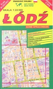 Łódź mapa składana 1:24 000  
