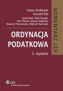 Ordynacja podatkowa Komentarz  