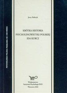 Krótka historia psycholingwistyki polskiej Ida Kurcz chicago polish bookstore