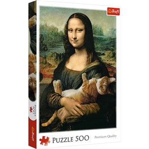 Puzzle Mona Lisa i kot Mruczek 500 to buy in Canada