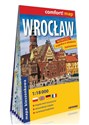 Wrocław kieszonkowy laminowany plan miasta 1:18 000 Polish bookstore