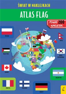 Atlas flag Świat w naklejkach polish books in canada