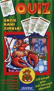 Quiz Gdzie raki zimują?   