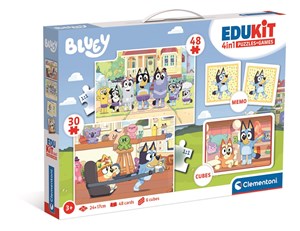 Puzzle 4w1 Edukit Bluey 18320 Canada Bookstore