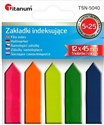 Zakładki indeksujące fluo 12x45mm 5x25 kartek - 