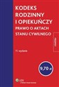 Kodeks rodzinny i opiekuńczy Prawo o aktach stanu cywilnego Canada Bookstore