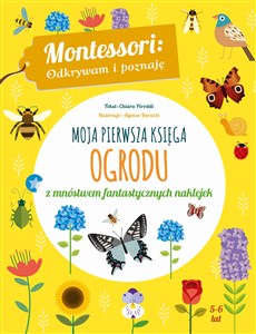 Moja pierwsza księga ogrodu z mnóstwem fantastycznych naklejek - Polish Bookstore USA