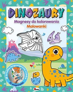 Magnesy do kolorowania Dinozaury pl online bookstore