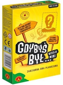 Gdybyś był mini Zadziorna gra planszowa Polish bookstore