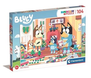 CLE puzzle 104 SuperKolor Bluey  - Polish Bookstore USA