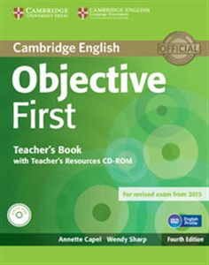 Objective First Teacher's Book with Teacher's Recouces CD-ROM  