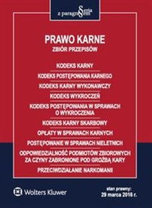 Prawo karne Zbiór przepisów chicago polish bookstore