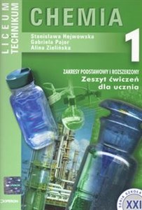 Chemia 1 Zeszyt ćwiczeń Liceum technikum zakres podstawowy i rozszerzony to buy in USA