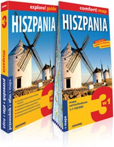 Hiszpania 3w1 przewodnik + atlas + mapa polish books in canada