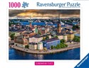 Puzzle 1000 Skandynawskie miasto widok - 