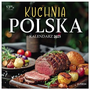 Kalendarz 2025 Ścienny 330x330 Kuchnia Polska online polish bookstore