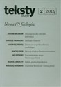 Teksty drugie 2/2014 Nowa filozofia Polish bookstore
