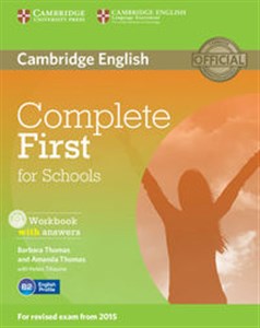 Complete First for Schools Workbook with answers + CD  