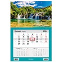 Kalendarz 2024 Jednodzielny Wodospad  - 