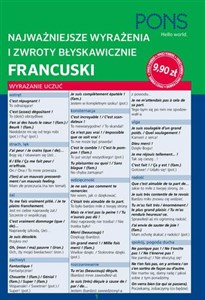 Błyskawicznie zwroty i wyrażenia francuskie pl online bookstore