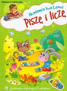 Akademia lwa Leona Piszę i liczę Książeczka edukacyjna z naklejkami 