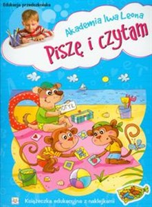 Akademia lwa Leona Piszę i czytam Książeczka edukacyjna z naklejkami buy polish books in Usa