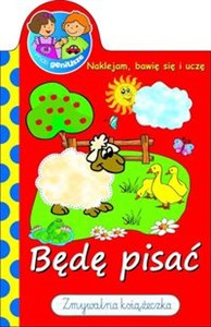 Mali geniusze Będę pisać Zmywalna książeczka pl online bookstore