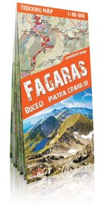 Fogaraskie Góry, Buczegi, Piatra Craiului laminowana mapa trekingowa TerraQuest 1:80 000 bookstore
