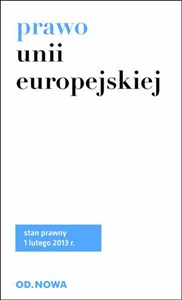 Prawo Unii Europejskiej Bookshop