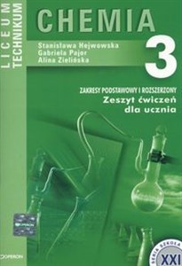 Chemia 3 Zeszyt ćwiczeń Liceum technikum Zakres podstawowy i rozszerzony buy polish books in Usa