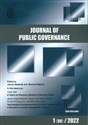Journal of Public Governance 1 (59) 2022   
