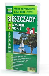 Mapa turystyczna Bieszczady 2w1 WIT  