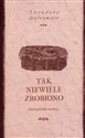 Tak niewiele zrobiono Zapiski prawego mordercy pl online bookstore