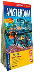 Comfort! map Amsterdam 1:15 000 plan miasta polish usa
