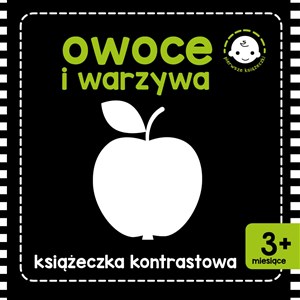 Owoce i warzywa Książeczka kontrastowa polish usa