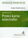 Prawo karne materialne Tabele porównawcze Polish bookstore