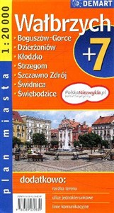 Wałbrzych Plus 7 Plan miasta polish usa